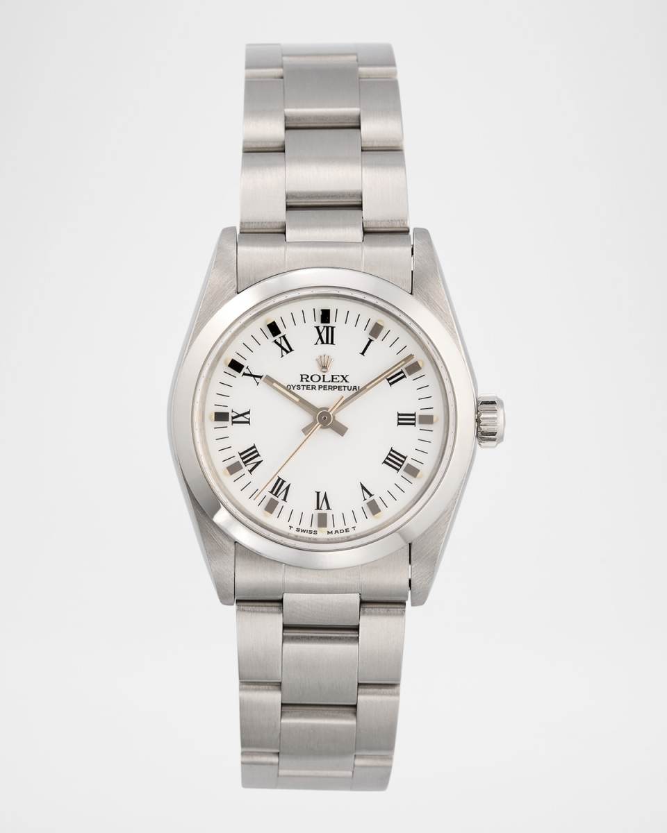 Rolex Stainless Steel Oyster Perpetual 31mm Vintage 1995 Watch